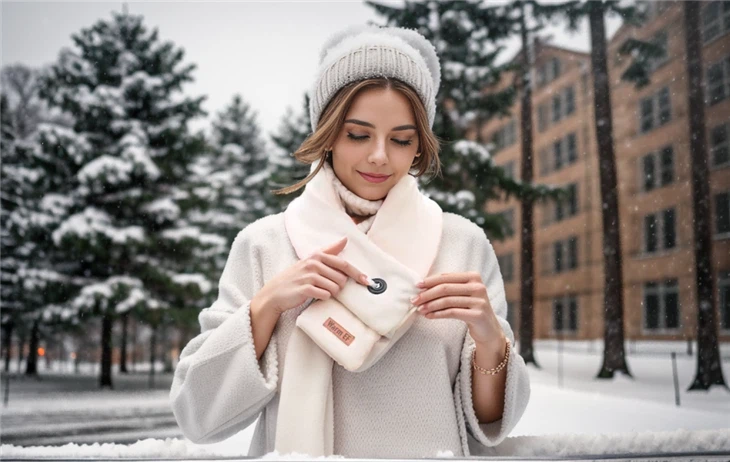 Heated-scarves-are-very-warm-in-winter
